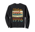 1996 30Th Birthday Cassette Tape Sweatshirt - Aesthetic Graphic for Adults - T-Shirt, Sweatshirt, Hoodie