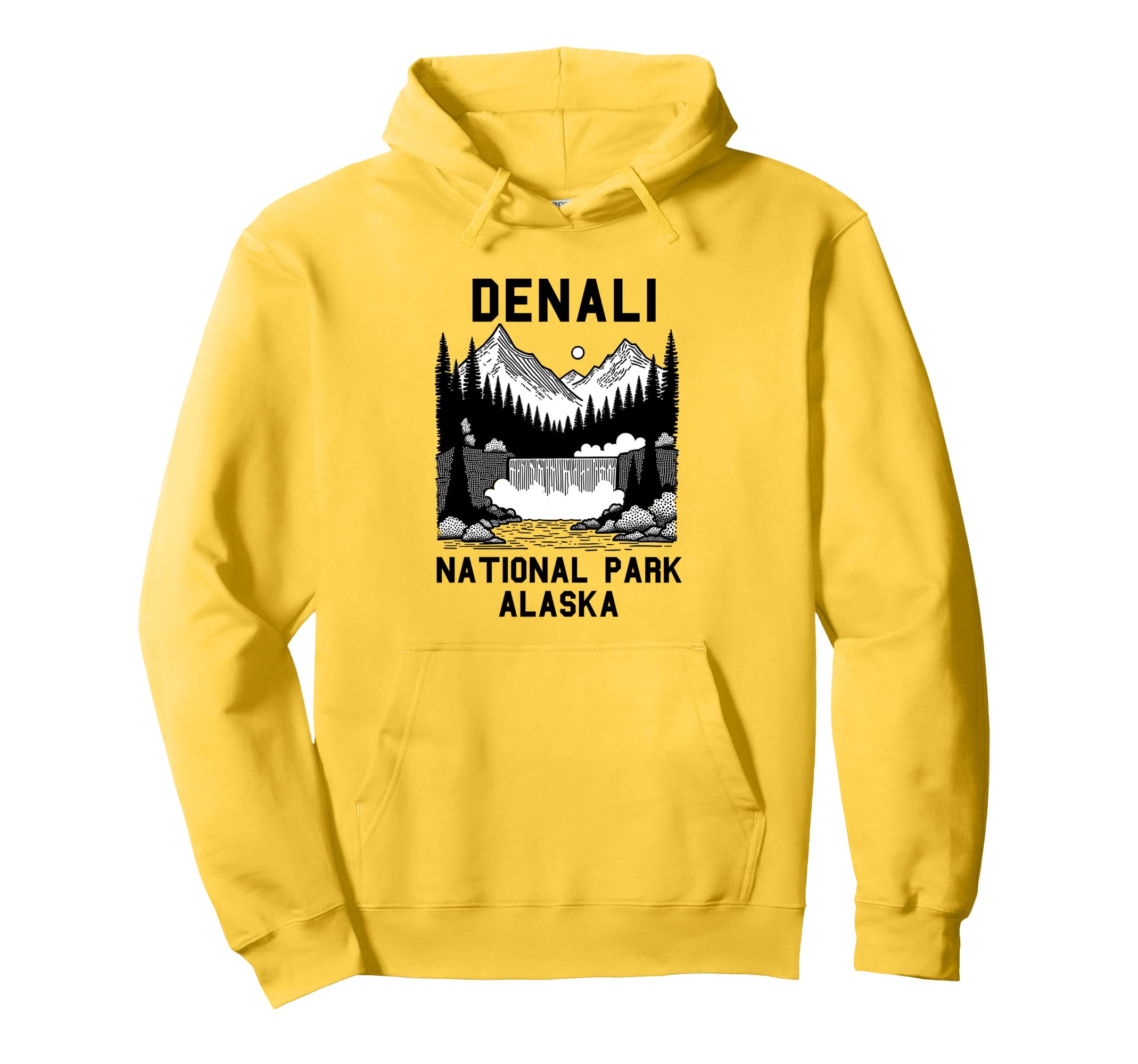 Denali National Park Souvenir Alaska Hoodie - Novelty Apparel Men Women - T-Shirt, Sweatshirt, Hoodie