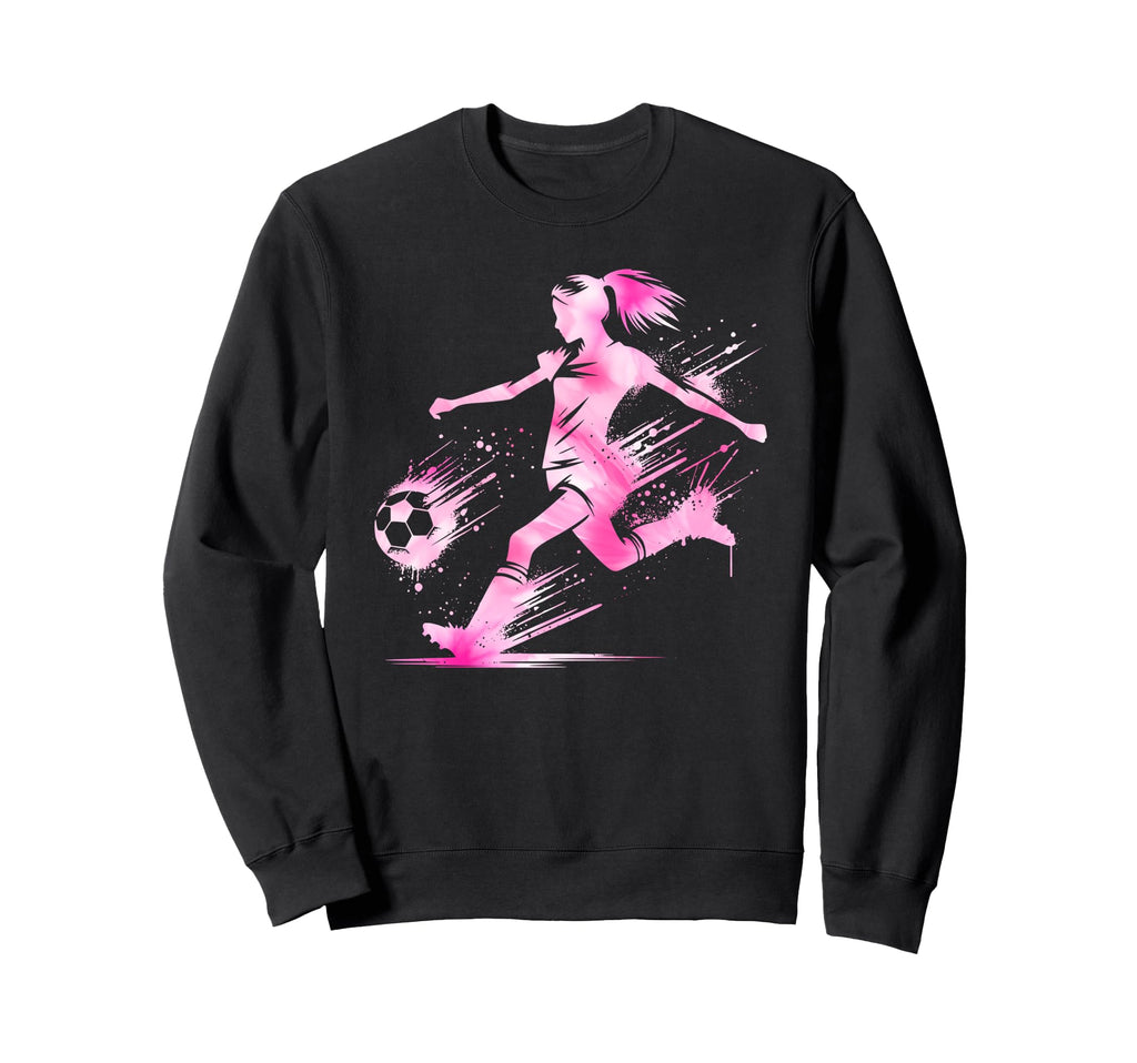 Soccer Female Soccer Lover Player Sweatshirt - Fun Novelty Design Men Women - T-Shirt, Sweatshirt, Hoodie