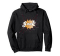 Goal Soccer Ball Net Comic Football Hoodie - Casual Everyday Wear Unisex - T-Shirt, Sweatshirt, Hoodie