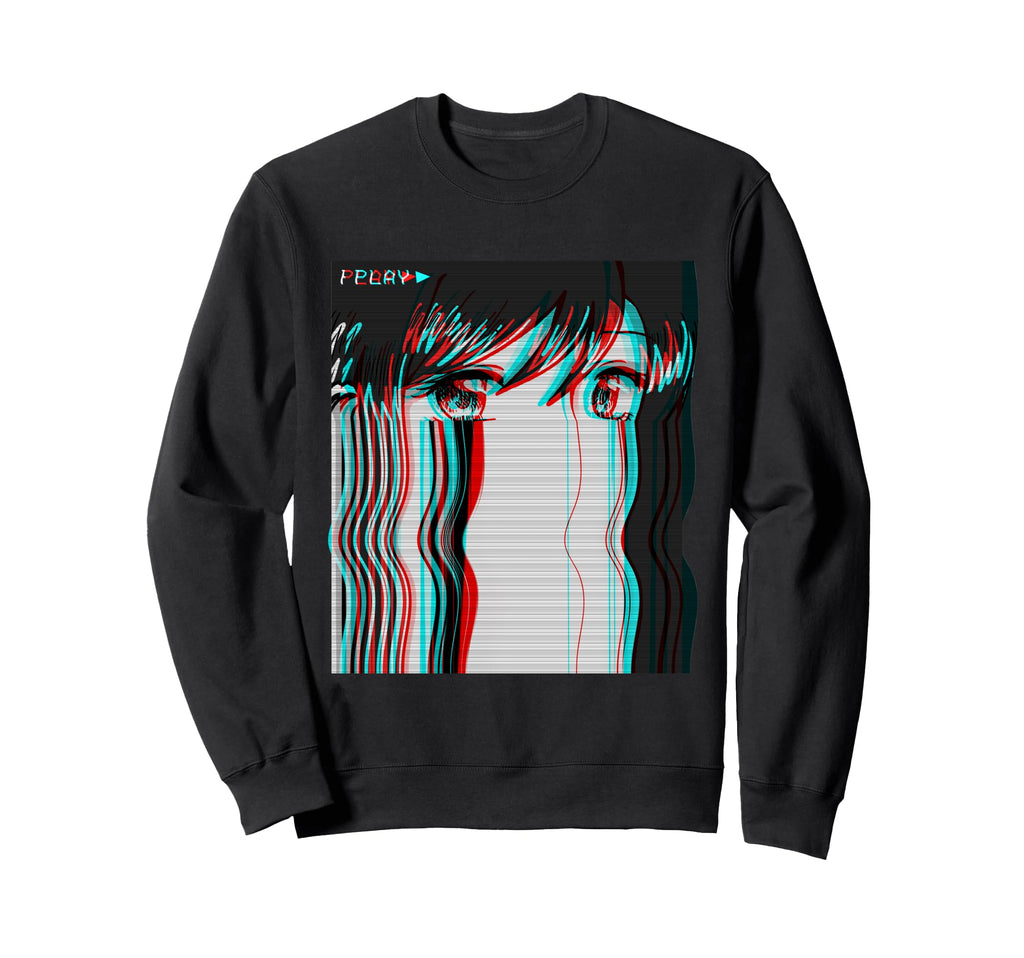 Vaporwave Estetic Anime Eboy Egg Sweatshirt - Fun Novelty Design Men Women - T-Shirt, Sweatshirt, Hoodie