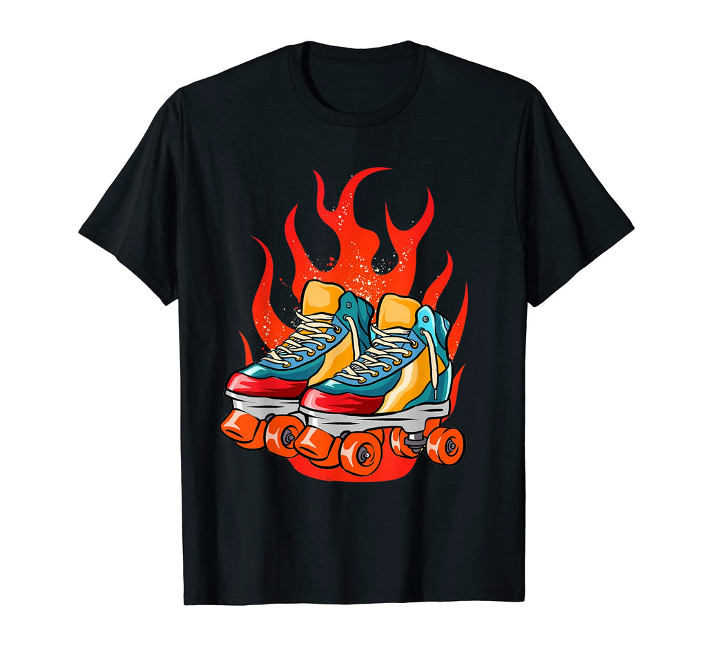 Roller Skating Theme Roller Skates T-Shirt - Custom Art Print Men Women - T-Shirt, Sweatshirt, Hoodie