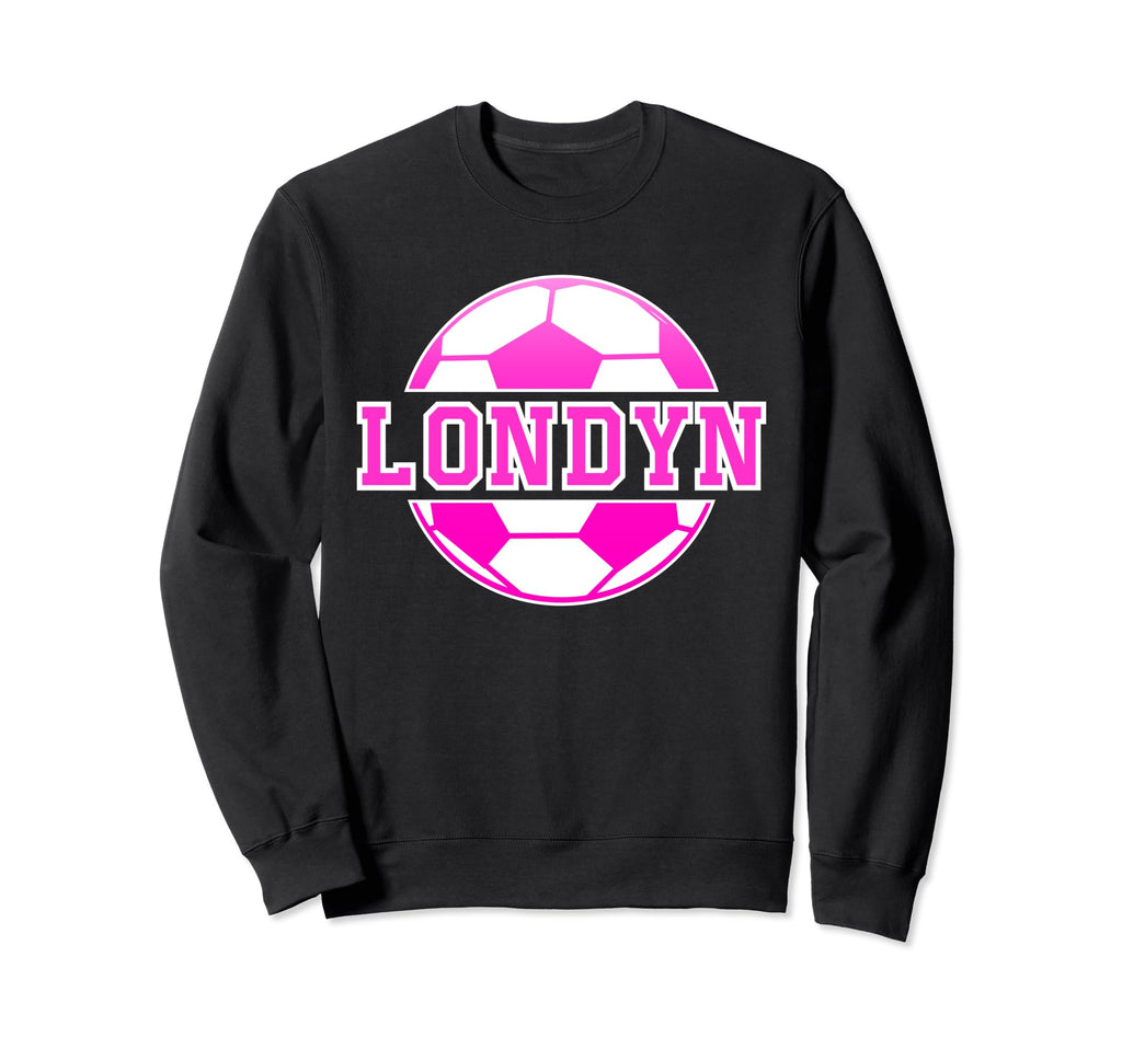 Londyn Name Soccer Play Football Sweatshirt - Minimalist Print for Adults - T-Shirt, Sweatshirt, Hoodie