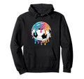 Soccer Ball Donut Sprinkles Glaze Hoodie - Casual Everyday Wear for Adults - T-Shirt, Sweatshirt, Hoodie