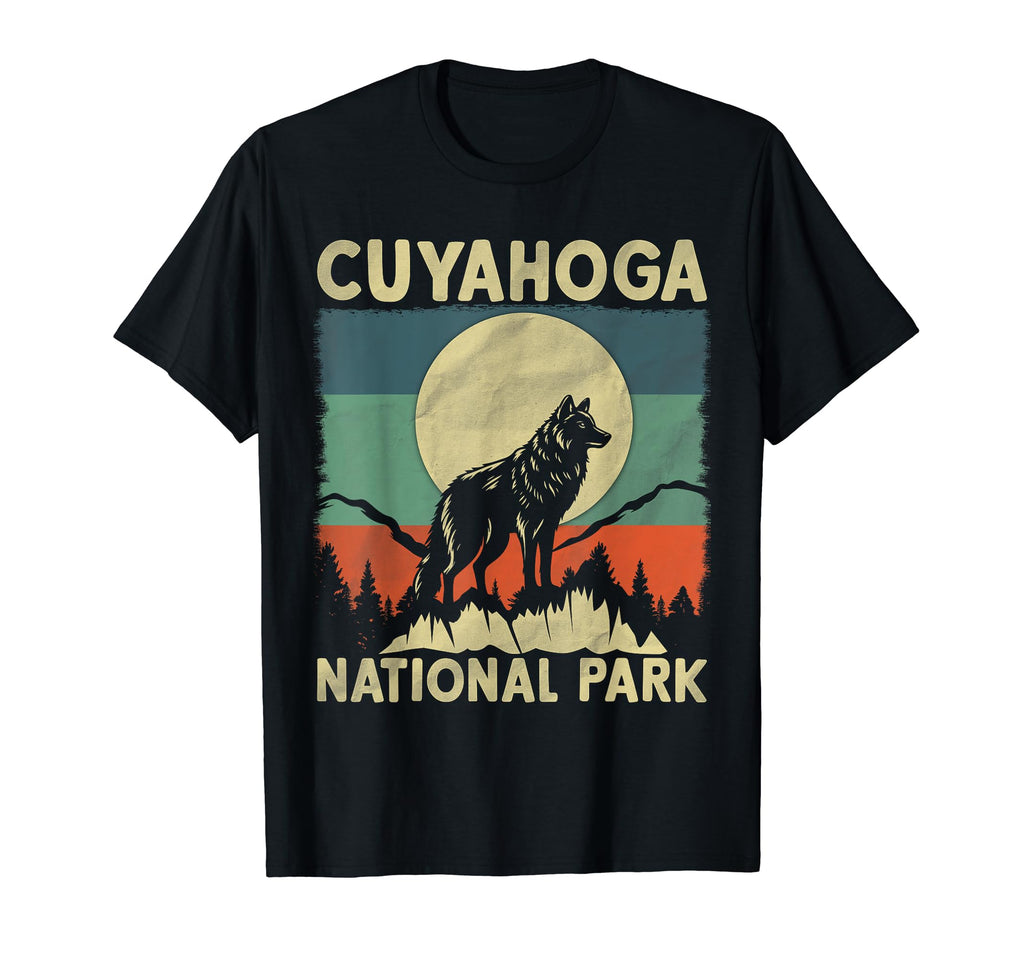 Wolf Cuyahoga National Park T-Shirt - Aesthetic Graphic Men Women - T-Shirt, Sweatshirt, Hoodie