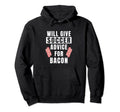 Soccer Advice Bacon Team Coach Funny Soccer Hoodie - Unique Graphic Unisex - T-Shirt, Sweatshirt, Hoodie