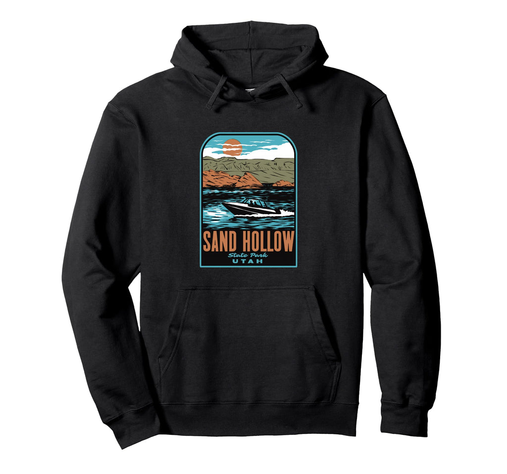 Sand Hollow State Park Utah Hoodie - Minimalist Print for Adults - T-Shirt, Sweatshirt, Hoodie