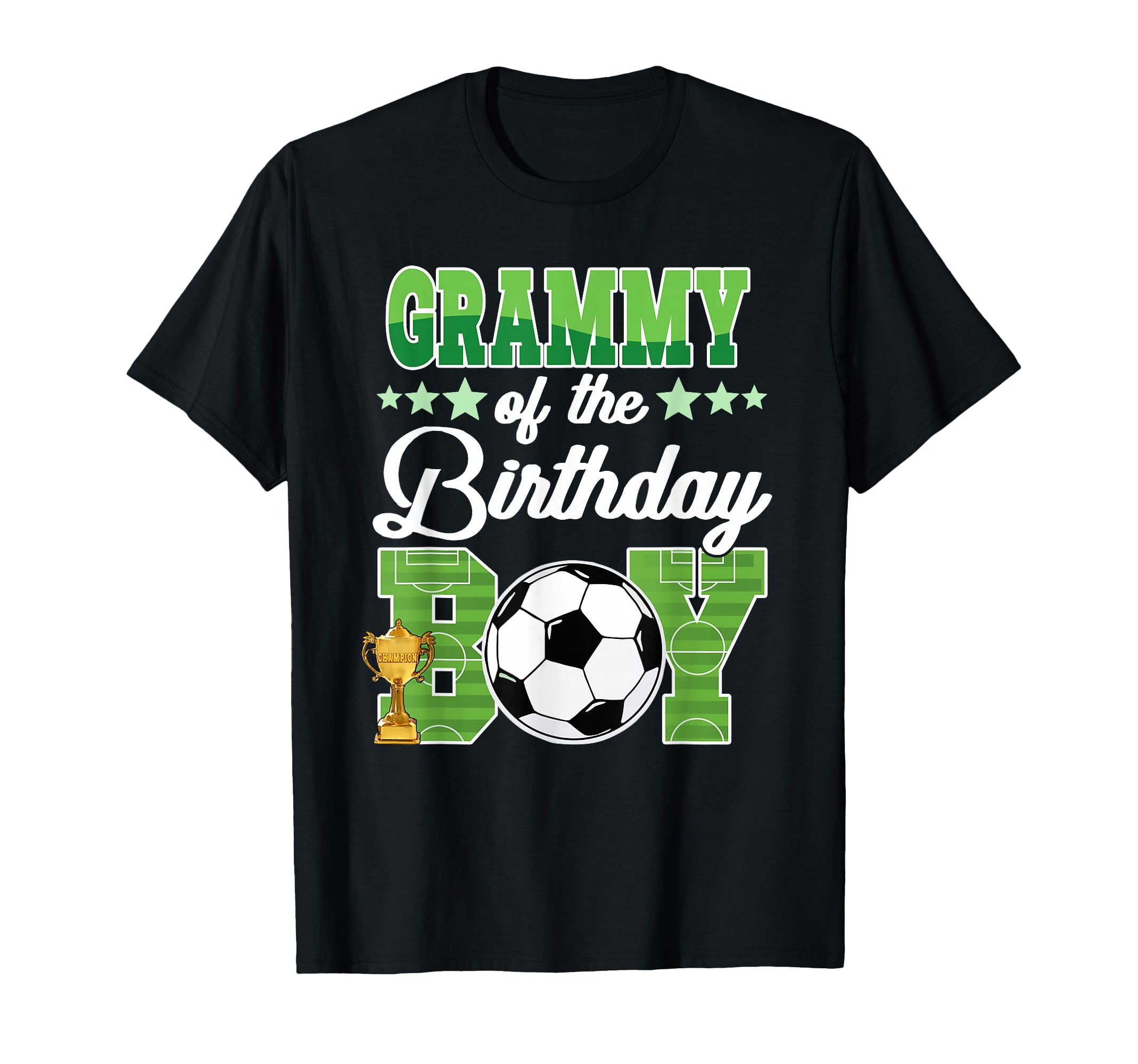 Soccer Grammy Birthday Party Soccer T-Shirt - Trendy Graphic Men Women - T-Shirt, Sweatshirt, Hoodie