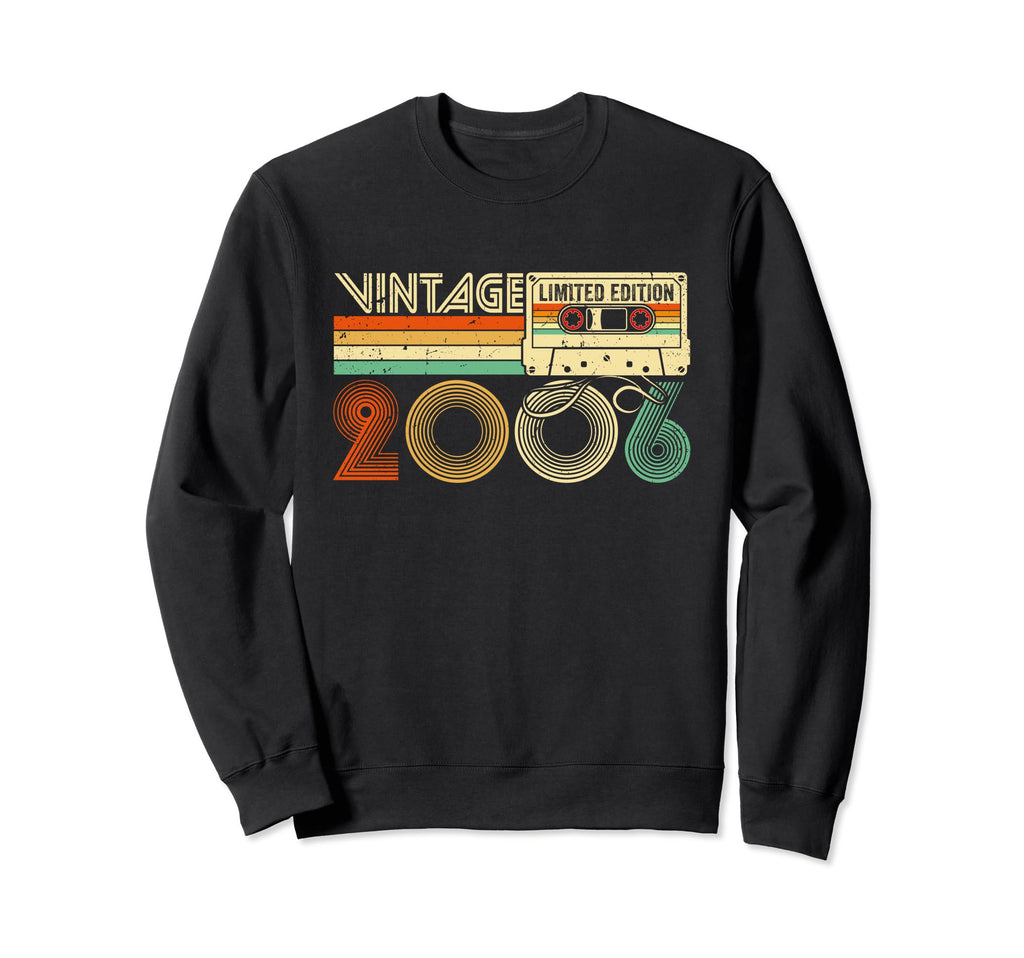 2006 18 Years Old Cassette Tape 18Th Sweatshirt - Streetwear Style Unisex - T-Shirt, Sweatshirt, Hoodie