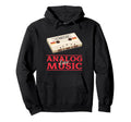 Analog Music Love Cassette Tape Hoodie - Trendy Graphic Unisex - T-Shirt, Sweatshirt, Hoodie