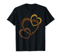 Hearts Love Leopard Cheetah Womens Animal T-Shirt - Trendy Graphic Unisex - T-Shirt, Sweatshirt, Hoodie
