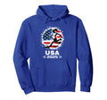 American Flag Soccer Team Soccer 2025 Hoodie - Novelty Apparel for Adults - T-Shirt, Sweatshirt, Hoodie