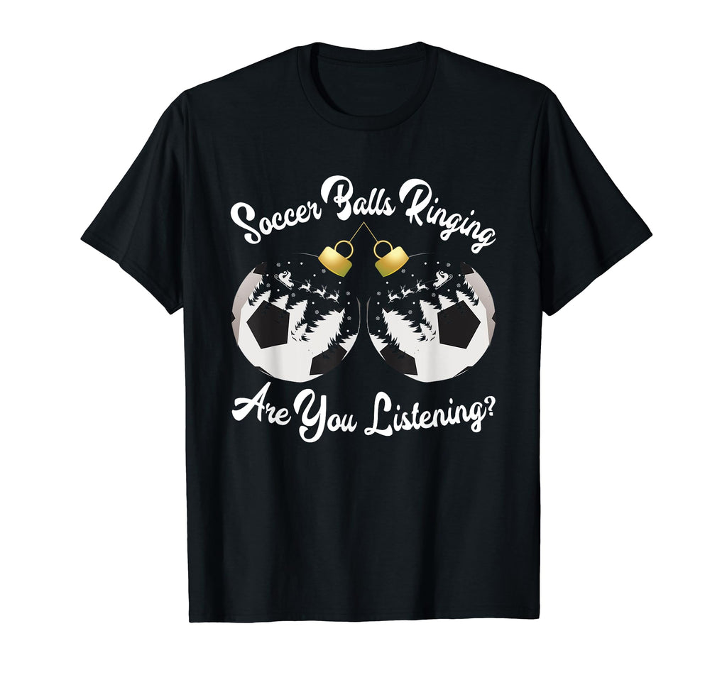 Holiday Sports Soccer Santa T-Shirt - Casual Everyday Wear Unisex - T-Shirt, Sweatshirt, Hoodie