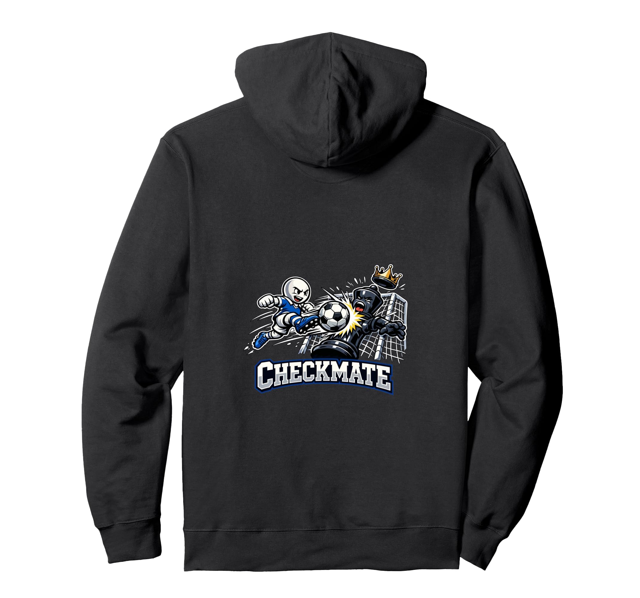 Pawn Vs King Soccer Chess Game Strategy Hoodie - Aesthetic Graphic Unisex - T-Shirt, Sweatshirt, Hoodie