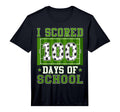 I Scored 100 Days School Soccer 100Th Day T-Shirt - Novelty Apparel Unisex - T-Shirt, Sweatshirt, Hoodie