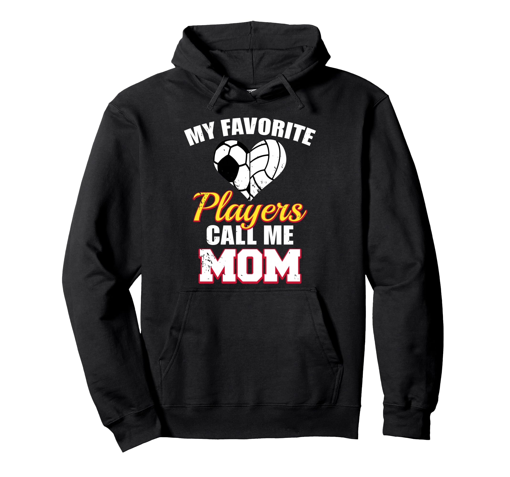 My Favorite Players Call Me Mom Funny Hoodie - Custom Art Print Men Women - T-Shirt, Sweatshirt, Hoodie