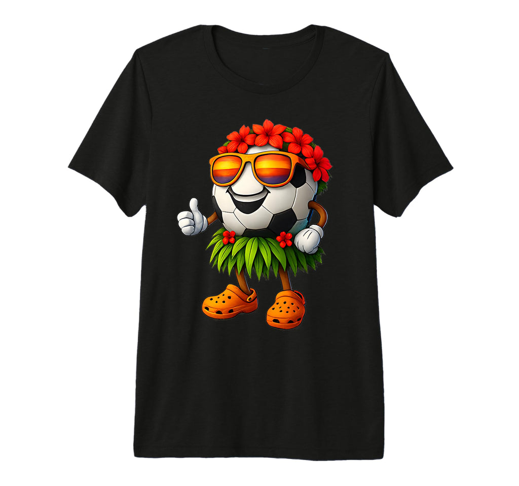 Funny Hawaii Soccer Ball Hawaiian T-Shirt - Unique Graphic Men Women - T-Shirt, Sweatshirt, Hoodie