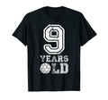 9 Years Old Soccer Sports Birthday T-Shirt - Fun Novelty Design for Adults - T-Shirt, Sweatshirt, Hoodie