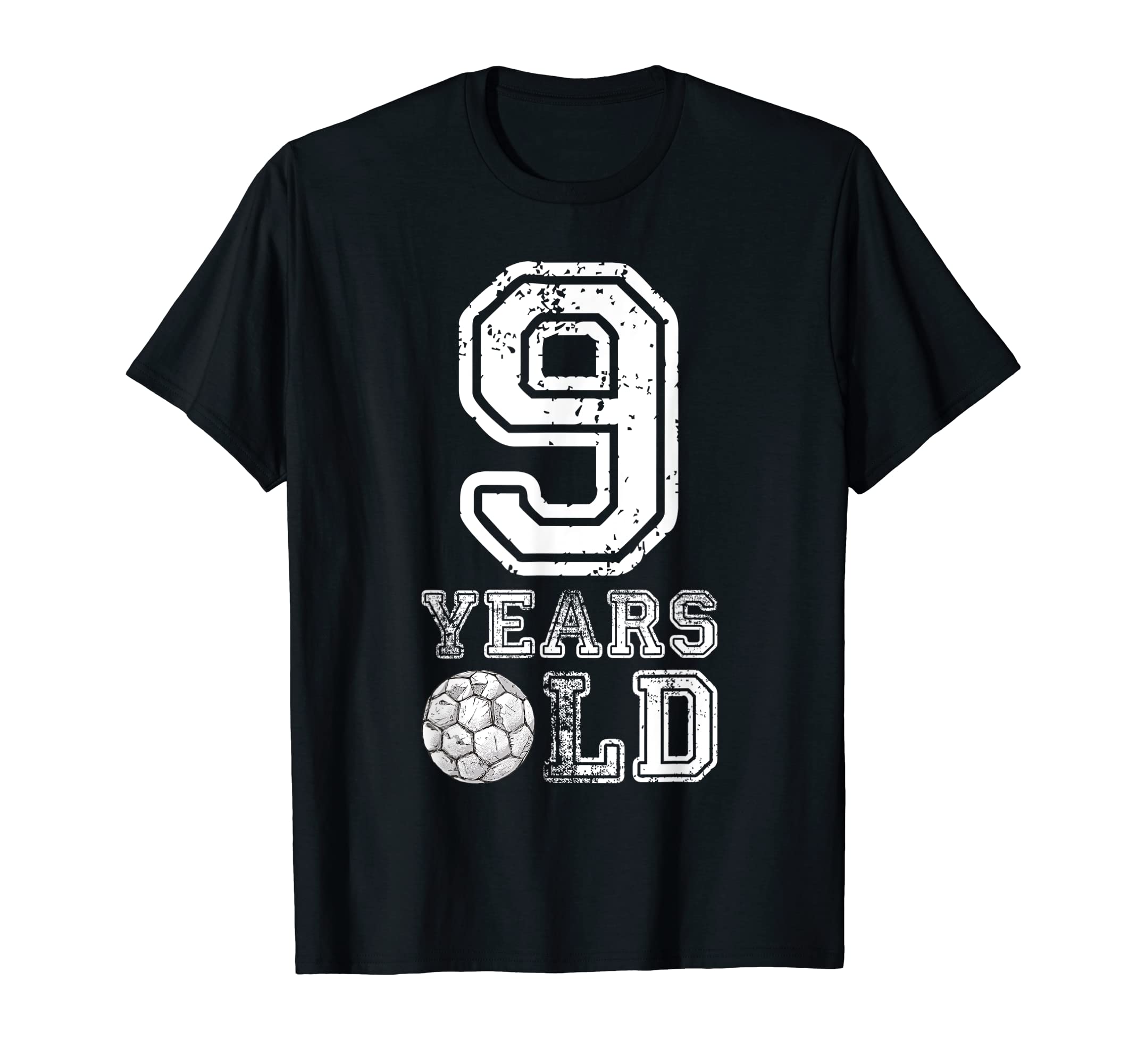 9 Years Old Soccer Sports Birthday T-Shirt - Fun Novelty Design for Adults - T-Shirt, Sweatshirt, Hoodie