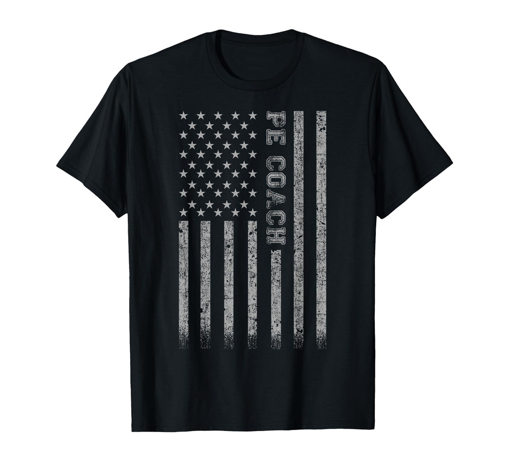 Pe Coach American Flag T-Shirt - Minimalist Print Unisex - T-Shirt, Sweatshirt, Hoodie