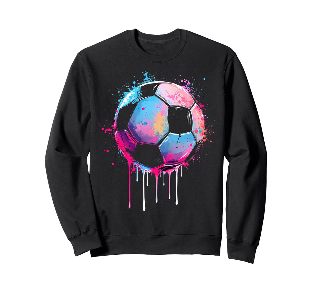 Soccer Awesome Colorful Soccer Sweatshirt - Minimalist Print for Adults - T-Shirt, Sweatshirt, Hoodie
