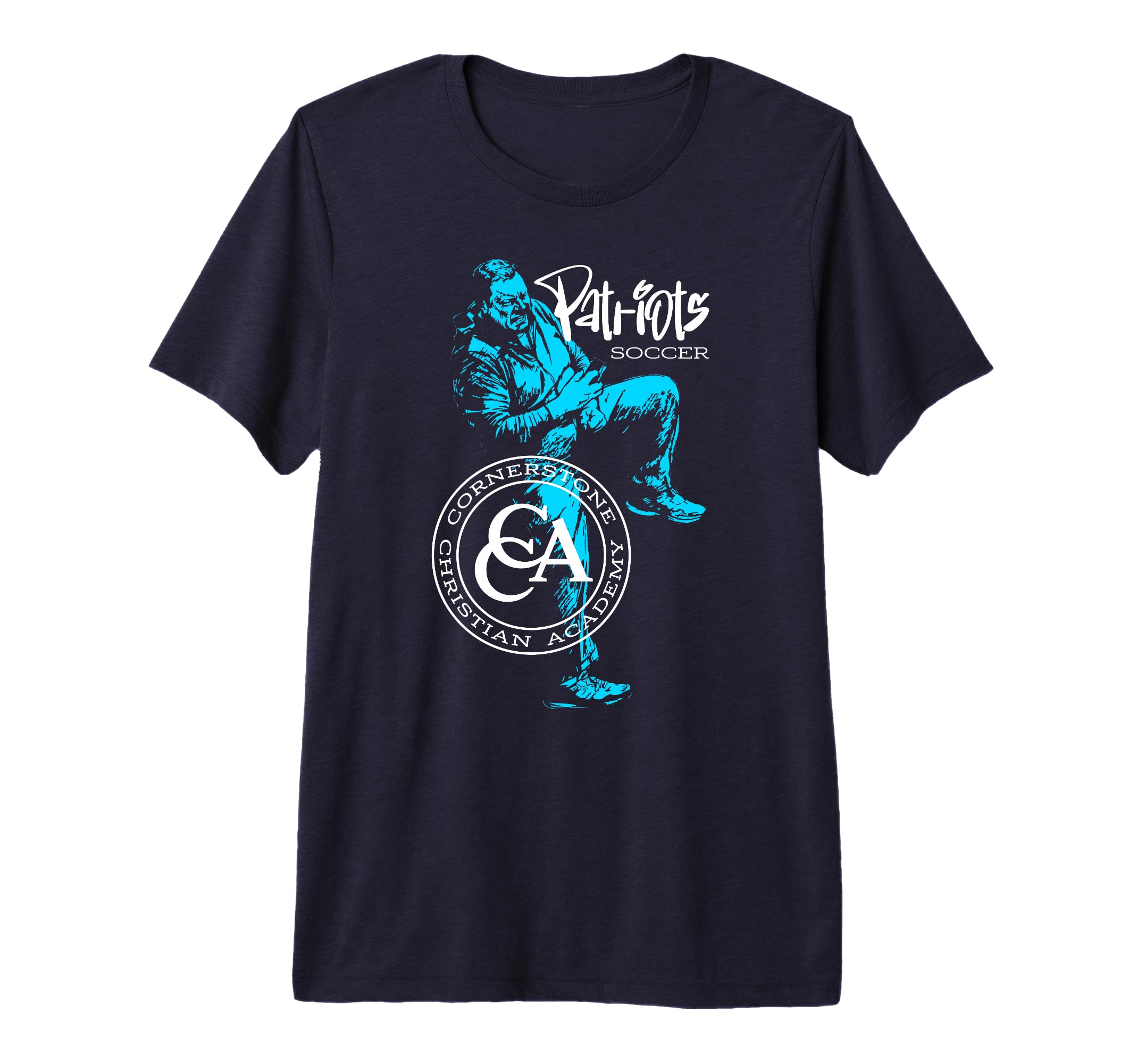 Ugh Dad Soccer Tri Blend T-Shirt - Novelty Apparel for Adults - T-Shirt, Sweatshirt, Hoodie