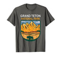 Grand Teton National Park Hiking T-Shirt - Novelty Apparel Men Women - T-Shirt, Sweatshirt, Hoodie
