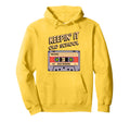 Old School Hip Hop 80S 90S Cassette Hoodie - Fun Novelty Design Unisex - T-Shirt, Sweatshirt, Hoodie