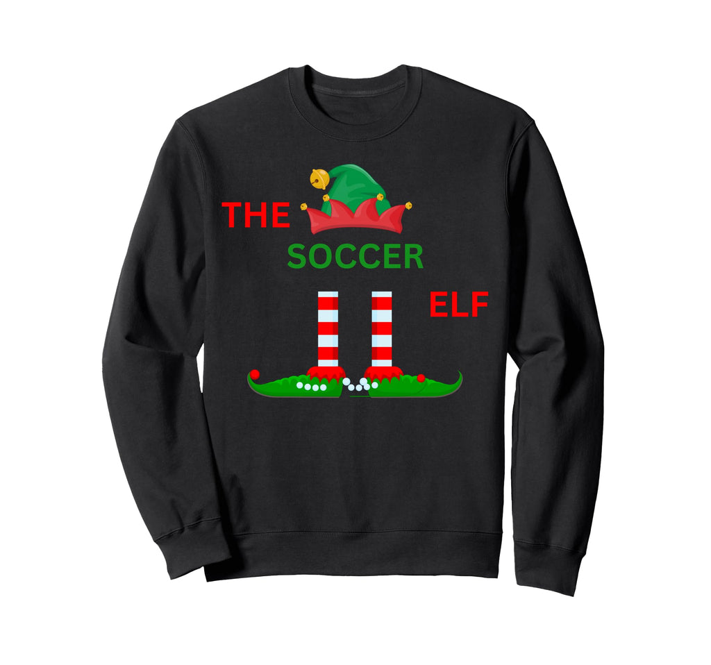 Soccer Funny Elf Pajamas Family Sweatshirt - Aesthetic Graphic Unisex - T-Shirt, Sweatshirt, Hoodie