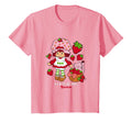 Strawberry Shortcake Kitty Custard T-Shirt - Minimalist Print for Adults - T-Shirt, Sweatshirt, Hoodie
