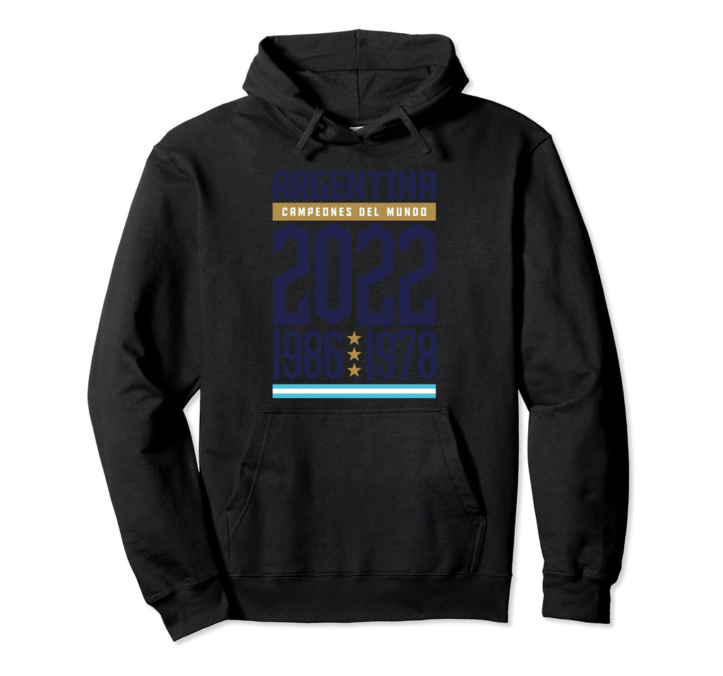 Argentina World Champion 2022 Soccer Hoodie - Aesthetic Graphic Men Women - T-Shirt, Sweatshirt, Hoodie