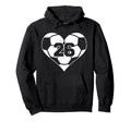 Soccer Number 26 Jersey Funny Soccer Hoodie - Graphic Print Men Women - T-Shirt, Sweatshirt, Hoodie