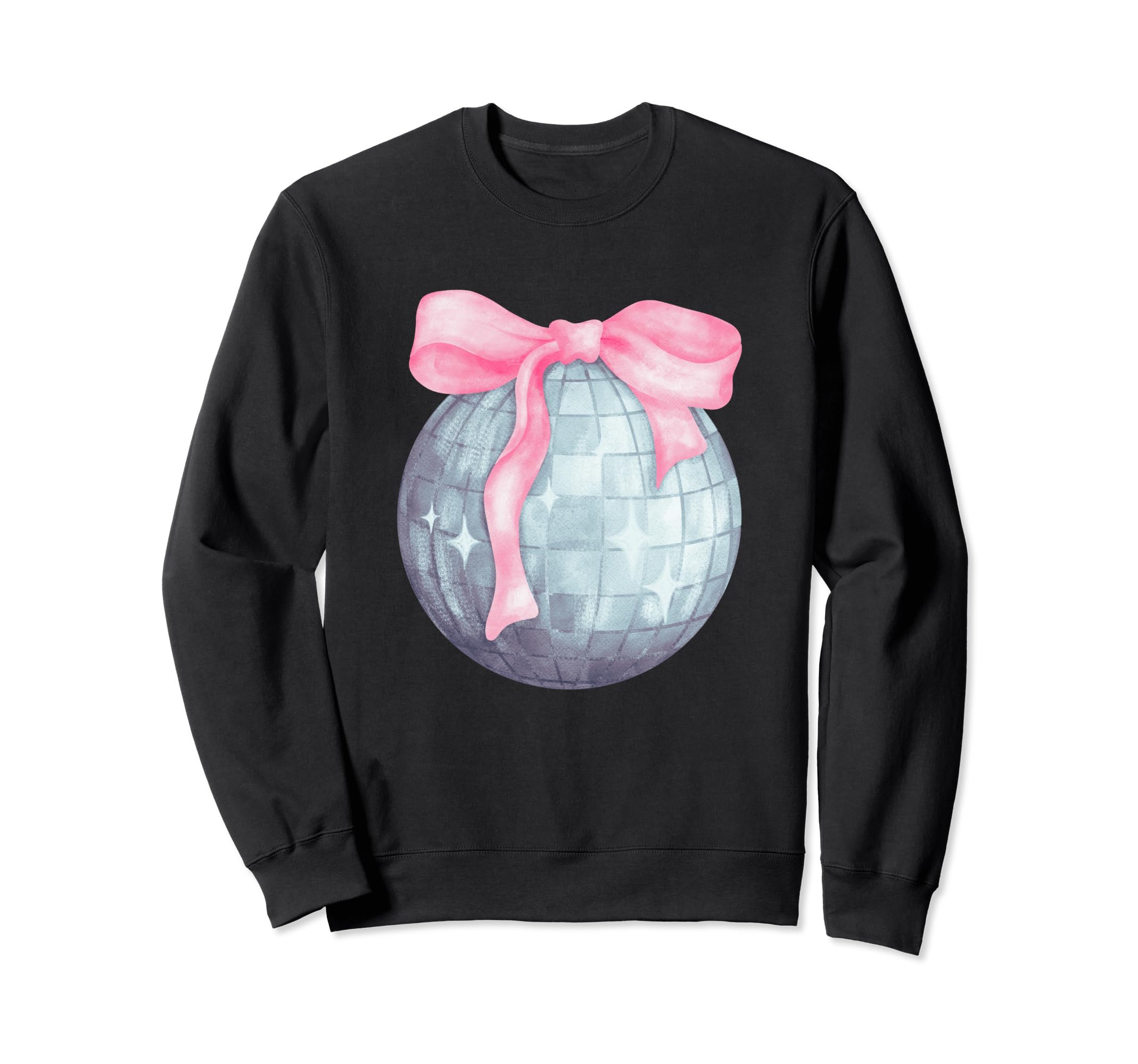 Disco Ball Coquette Girly Aesthetic Sweatshirt - Trendy Graphic Men Women - T-Shirt, Sweatshirt, Hoodie