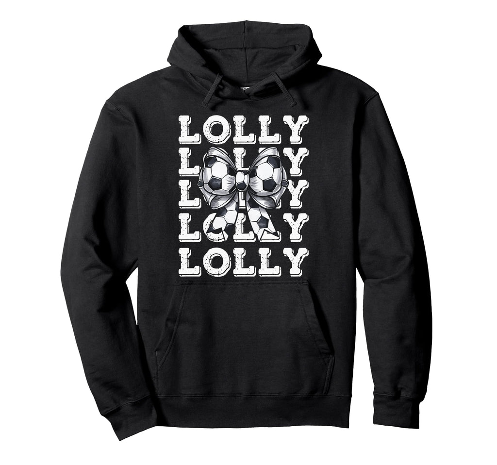 Coquette Soccer Lolly Matching Family Bow Hoodie - Unique Graphic Men Women - T-Shirt, Sweatshirt, Hoodie