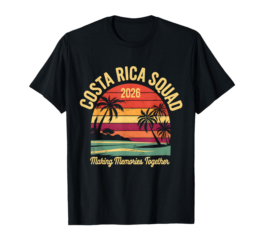 Costa Rica Squad 2026 Beach Friends T-Shirt - Novelty Apparel Men Women - T-Shirt, Sweatshirt, Hoodie