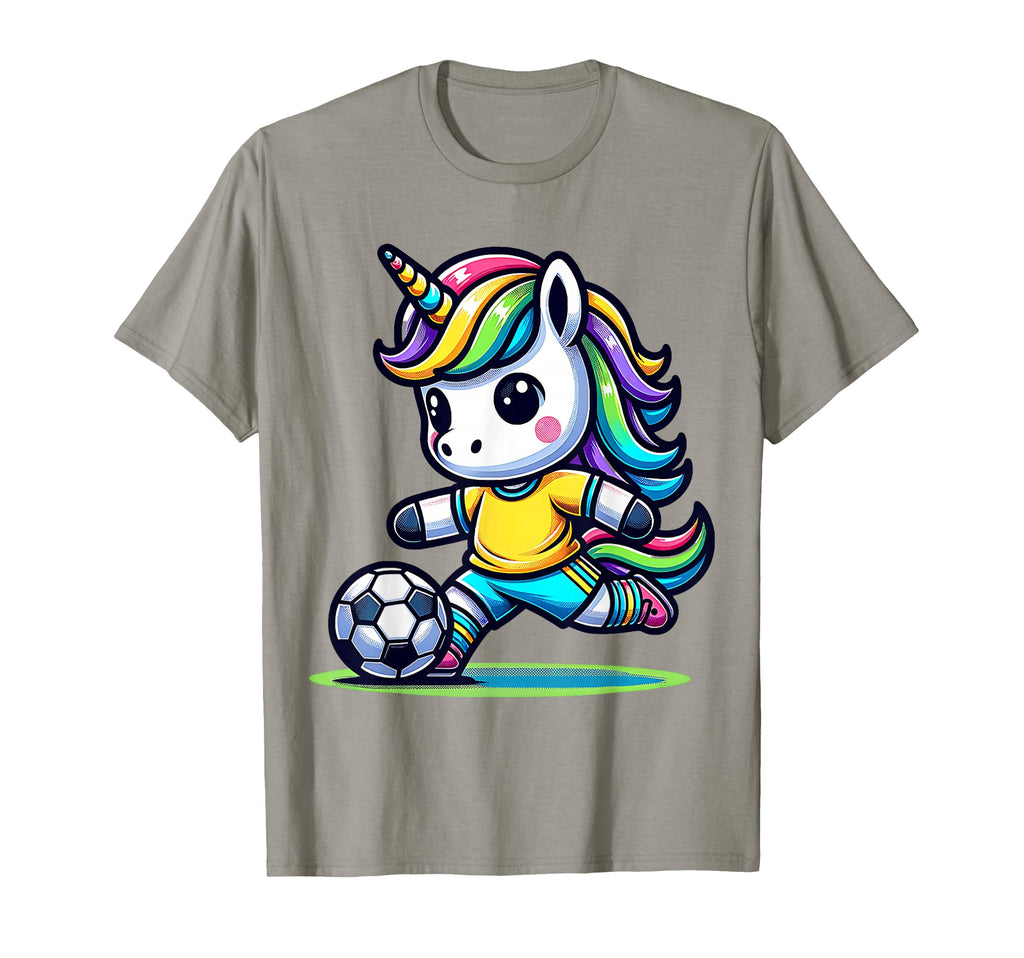 Footballer Unicorn Fans Soccer Team T-Shirt - Fun Novelty Design Unisex - T-Shirt, Sweatshirt, Hoodie