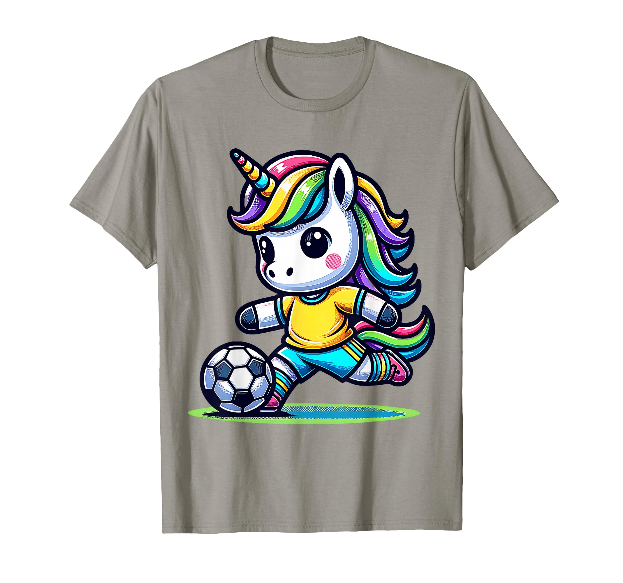 Footballer Unicorn Fans Soccer Team T-Shirt - Fun Novelty Design Unisex - T-Shirt, Sweatshirt, Hoodie