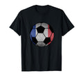 France Soccer Ball Flag French Football T-Shirt - Trendy Graphic Men Women - T-Shirt, Sweatshirt, Hoodie