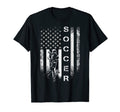 Usa American Flag Soccer Player T-Shirt - Graphic Print Men Women - T-Shirt, Sweatshirt, Hoodie