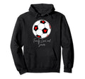 Family Love And Soccer Hoodie - Graphic Print for Adults - T-Shirt, Sweatshirt, Hoodie