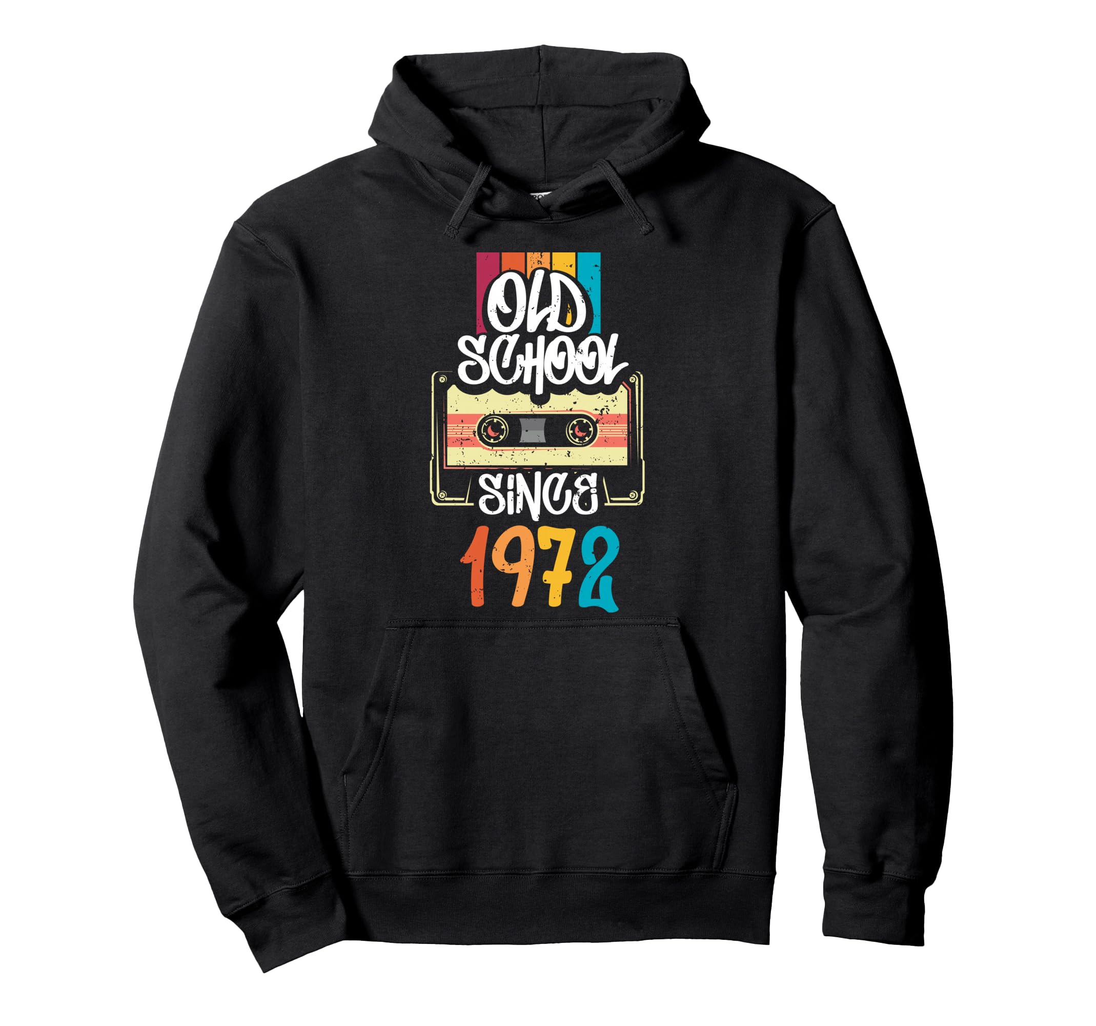 Old School Since 1972 54Th Hoodie - Casual Everyday Wear for Adults - T-Shirt, Sweatshirt, Hoodie