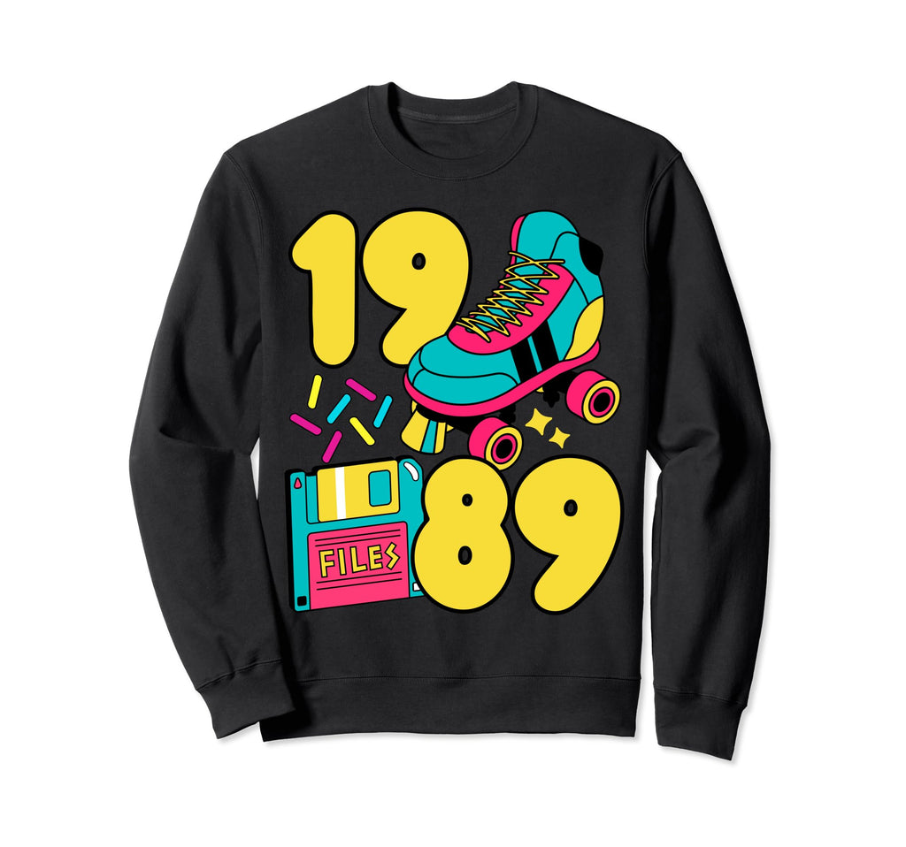 1989 Good Times 80S Tech Candy Sweatshirt - Casual Everyday Wear Men Women - T-Shirt, Sweatshirt, Hoodie