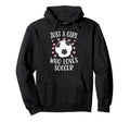 Just Who Loves Soccer Soccer Player Hoodie - Trendy Graphic Men Women - T-Shirt, Sweatshirt, Hoodie