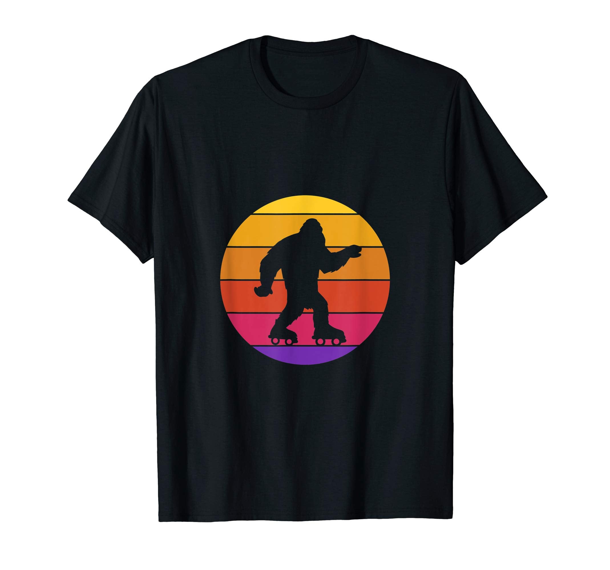 Bigfoot Roller Skating Derby Disco Party T-Shirt - Streetwear Style Unisex - T-Shirt, Sweatshirt, Hoodie