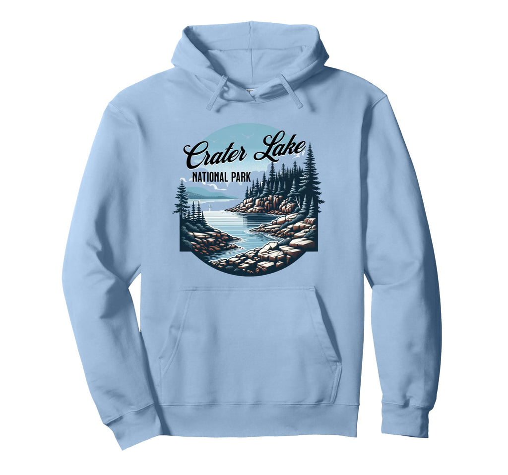 Crater Lake National Park Oregon Usa Hoodie - Unique Graphic for Adults - T-Shirt, Sweatshirt, Hoodie
