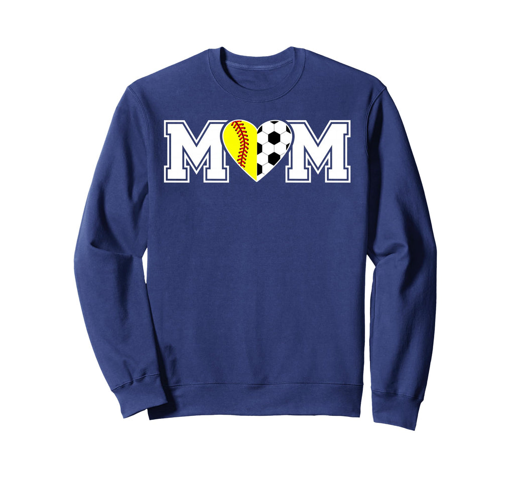 Softball Soccer Mom Soccer Sweatshirt - Aesthetic Graphic Men Women - T-Shirt, Sweatshirt, Hoodie