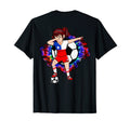 Dabbing Soccer Chile Fans Jersey T-Shirt - Minimalist Print for Adults - T-Shirt, Sweatshirt, Hoodie