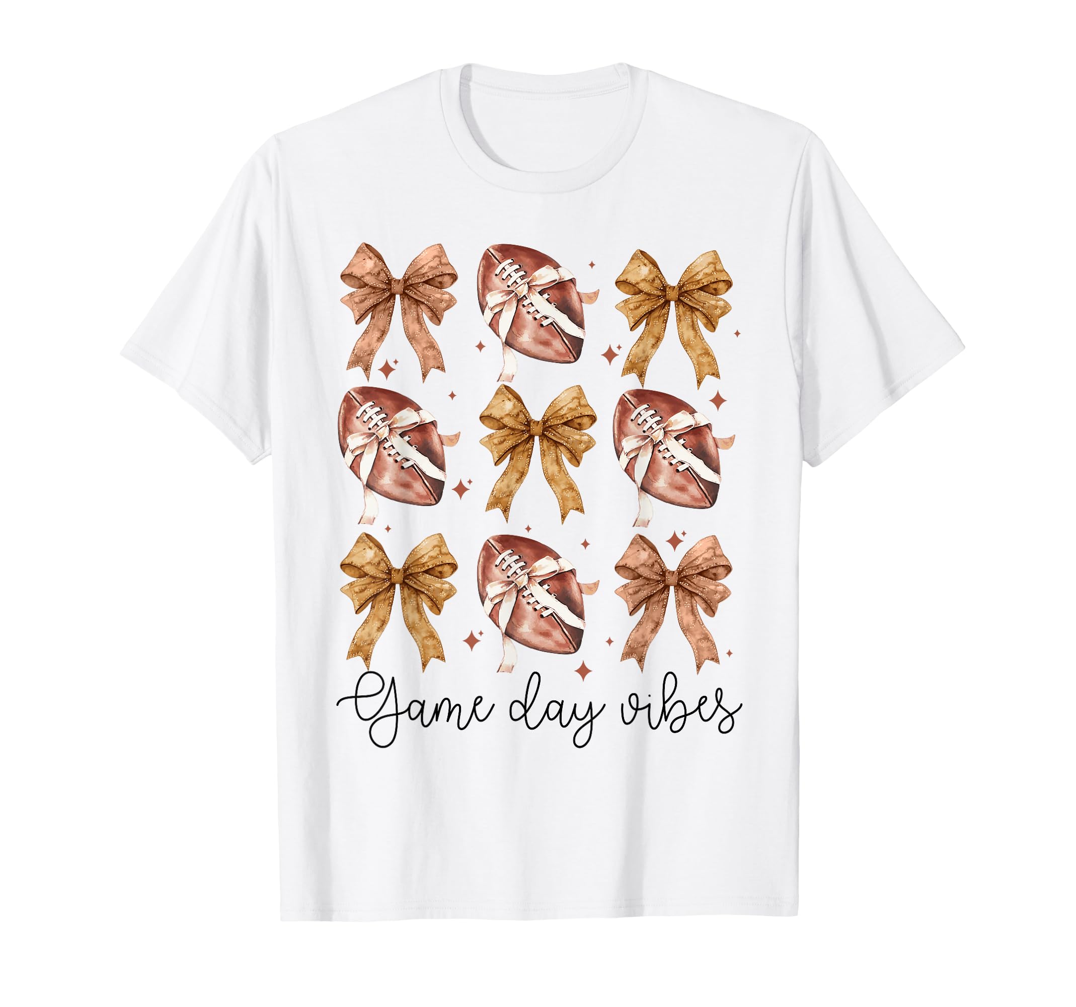 American Football Game Day Vibes T-Shirt - Aesthetic Graphic Men Women - T-Shirt, Sweatshirt, Hoodie