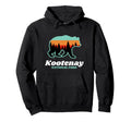 Kootenay National Park Canada Bear Hoodie - Novelty Apparel Men Women - T-Shirt, Sweatshirt, Hoodie