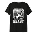 Drop Like Butterfly Block Like Soccer T-Shirt - Custom Art Print Men Women - T-Shirt, Sweatshirt, Hoodie